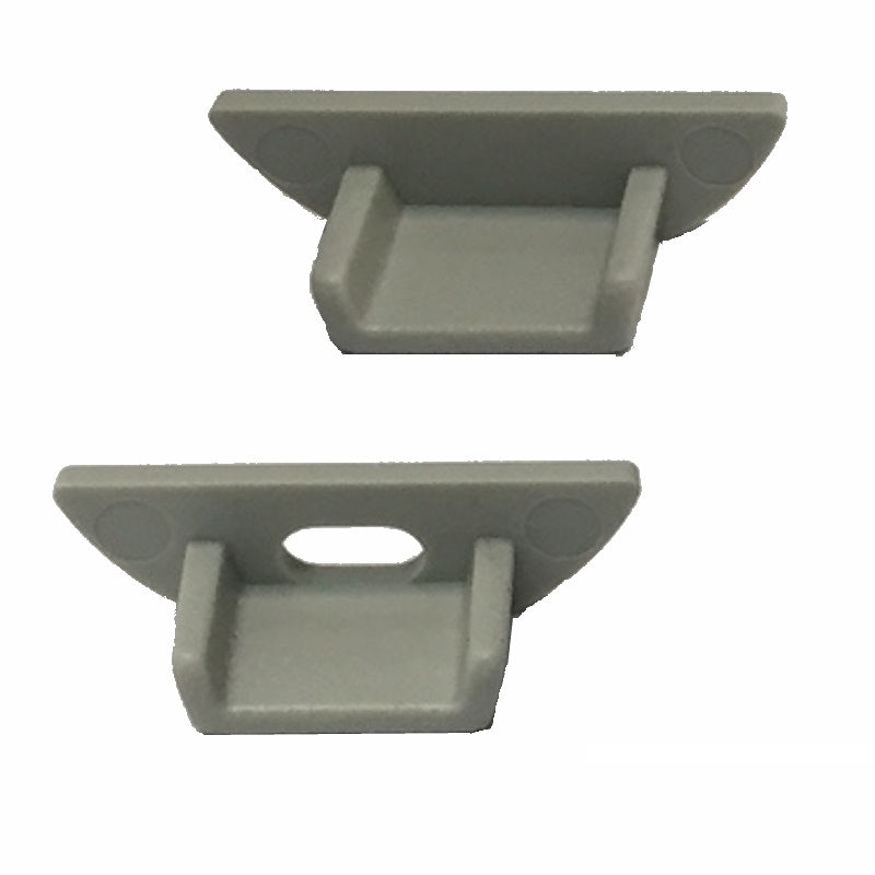 2x Endkappen/Endstück für das Aluminium Profil MICRO zum aufstecken