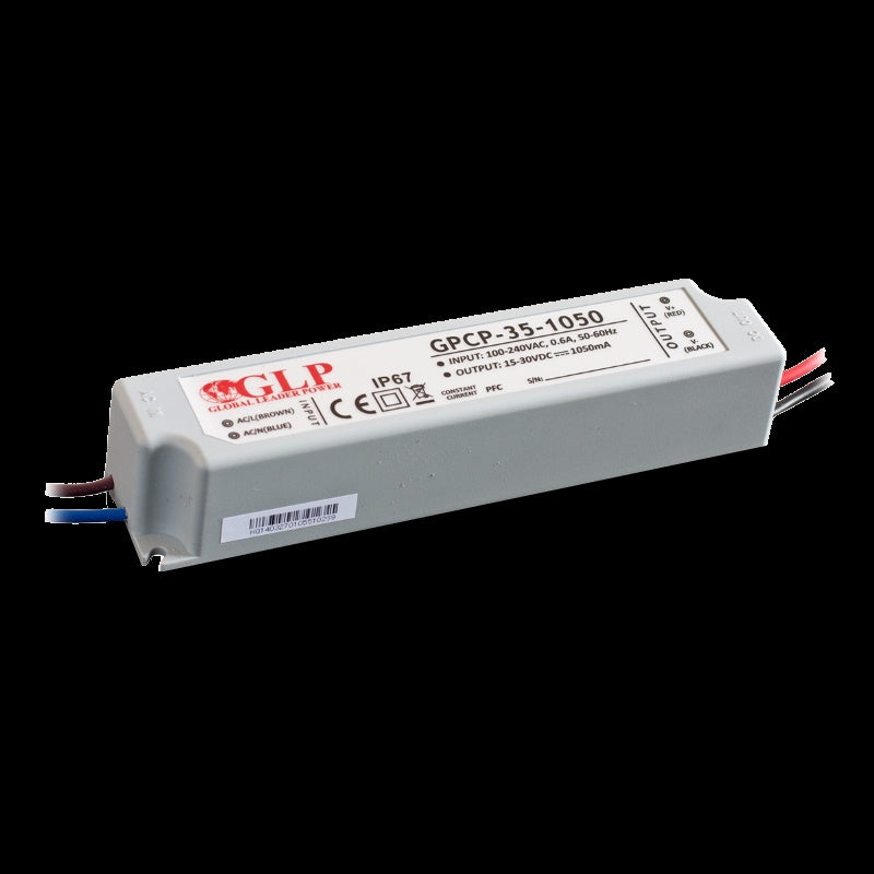 LED Konstantstrom Trafo mit PFC 40-80V 350mA 28W (GPCP-35-350) Netzteil IP67