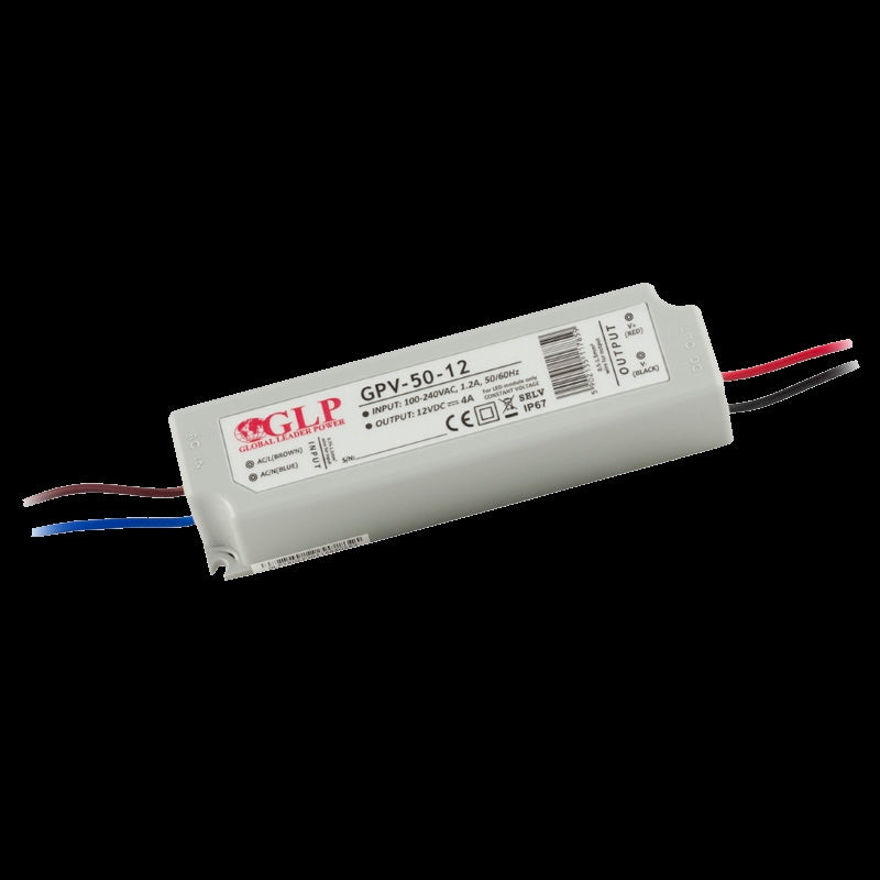 LED Trafo SMD Netzteil 48W 4A 12V wasserfest GLP (GPV-50-12) IP67