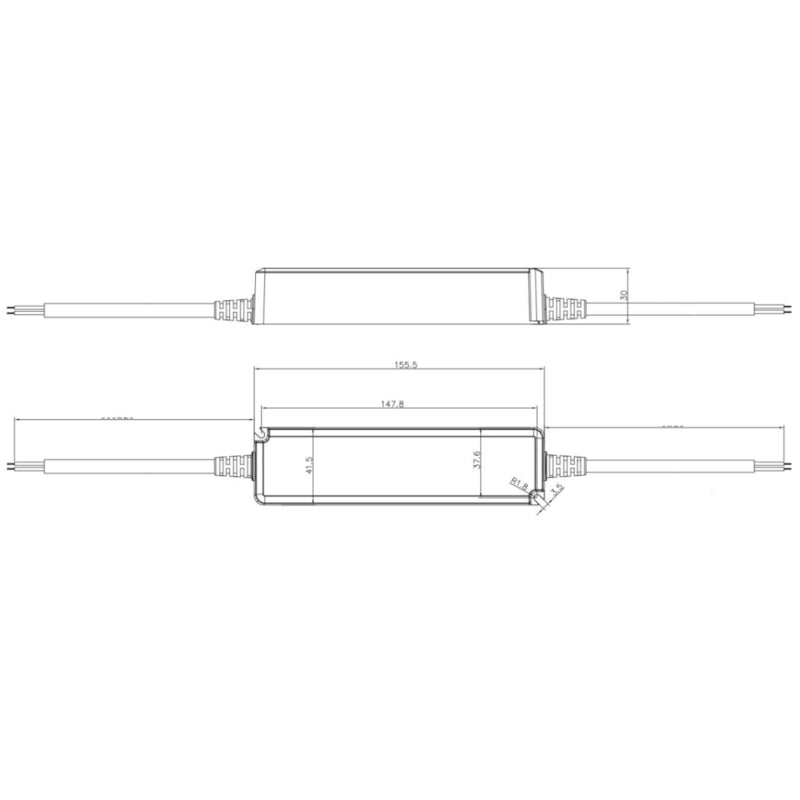 LED Trafo SMD Netzteil 60W 2,5A 24V wasserfest GLP (GPVP-60-24-VSP) IP67