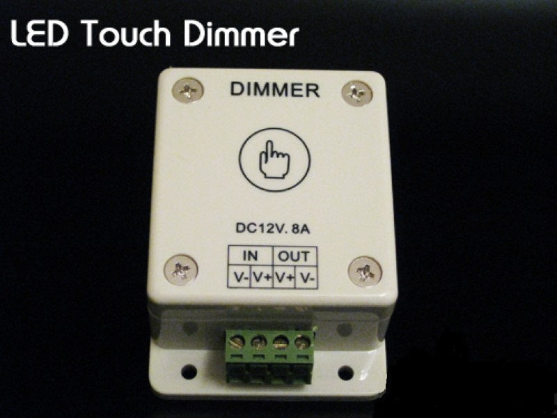 LED Touch Dimmer 8A / 96W für alle 12 24 Volt LED Leuchten / SMD Streifen