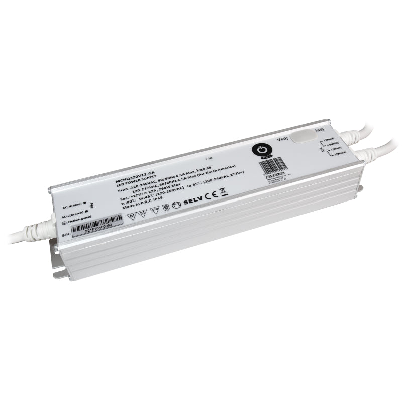 LED Trafo | Netzteil 12V/DC 22A 264W aktive PFC Funktion MM (MCHQ320V12-GA) IP65