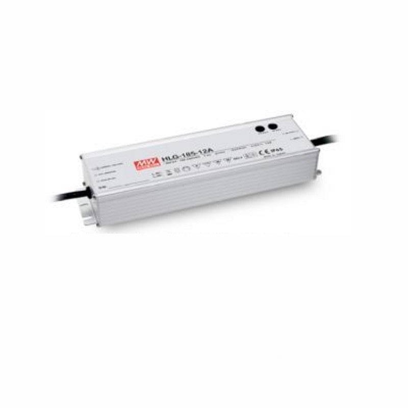 LED Trafo Netzteil 12V DC 6,5~13A 156W MEANWELL (HLG-185H-12A) MW TÜV MM IP65