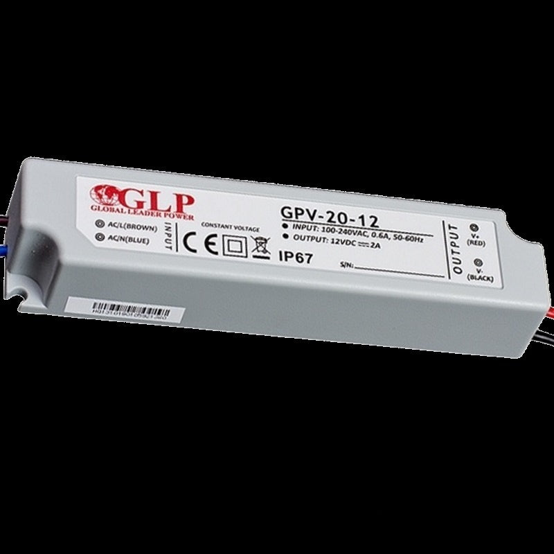 LED Trafo SMD Netzteil 24W 2A 12V wasserfest GLP (GPV-20-12) IP67