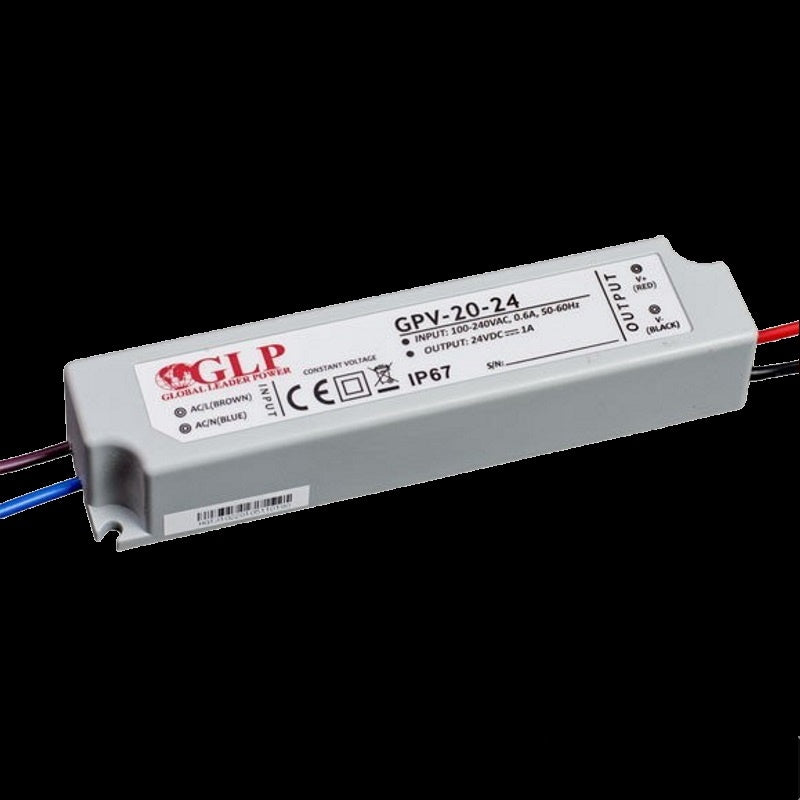 LED Trafo Netzteil 24W 1A 24V wasserfest GLP (GPV-20-24) IP67