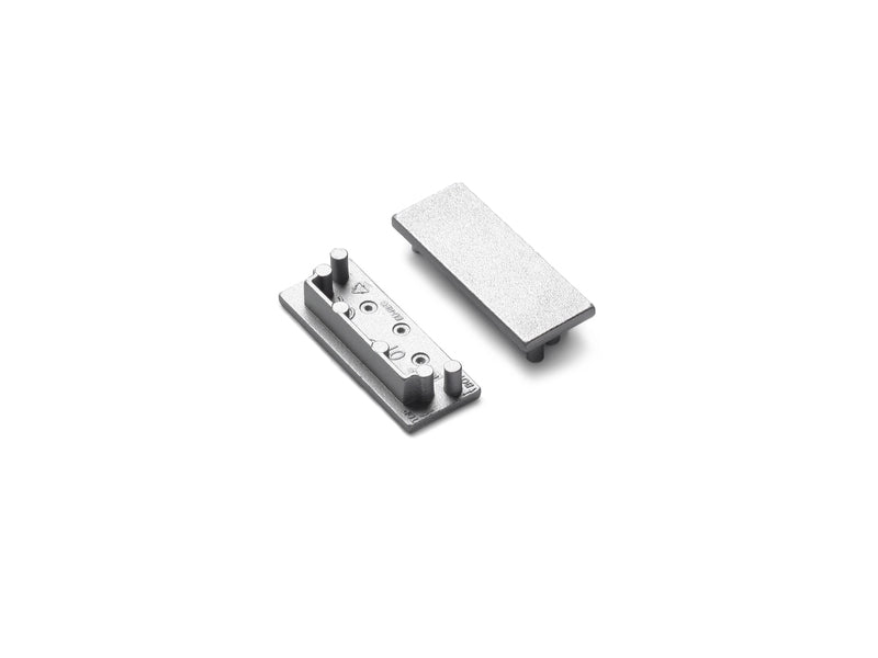 ALU Profil / Leiste VARIO30-01 für LED Streifen + Abdeckung AUFBAU silber