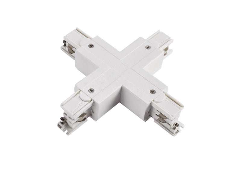 ML 230V Schienensystem X-Verbinder, weiß
