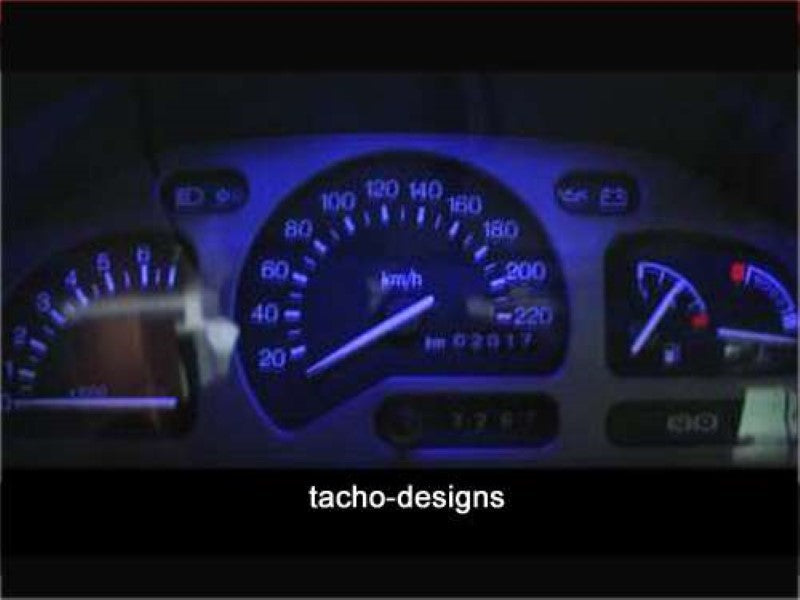LED Tachobeleuchtung Ford Escort MK 5 / MK 6 Fiesta GFJ Puma (blau, rot, grü
