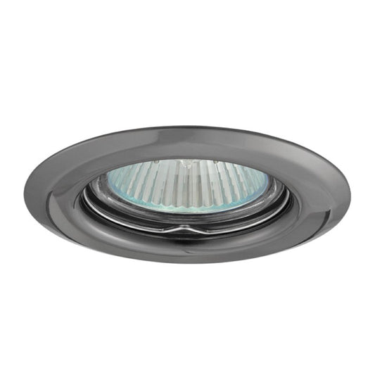 Einbaurahmen MR16/GU10 rund Kanlux "ARGUS" 60mm DA Stahlblech graphit
