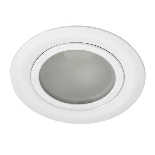 Einbaurahmen G4/GY6,35 rund Kanlux "GAVI" 50mm DA, 21mm ET weiß