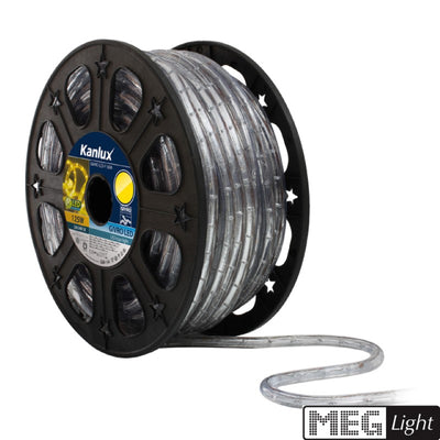 50m LED Lichtschlauch LED Kette alle 1m trennbar, gelb