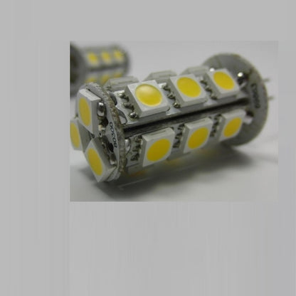 G4 LED Stiftsockel Zylinder mit 18x3Chip SMDs 276Lm 10-12VDC warm weiß