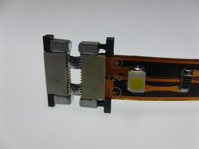 10mm 2 Pin Stecksystem / Klicksystem 2 fach SMD/LED Streifen lötfrei!