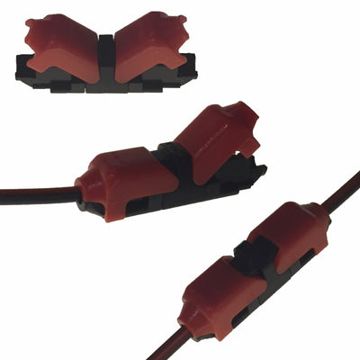 Verbinder für Kabel 1 adrig 0,50mm² Leitung/Litze Kabelverbinder Muffe