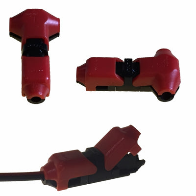 1er T Verbinder für 1 adriges 0,50mm² Leitung/Litze Kabelverbinder Muffe