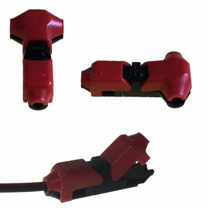 1er T Verbinder für 1 adriges 0,50mm² Leitung/Litze Kabelverbinder Muffe
