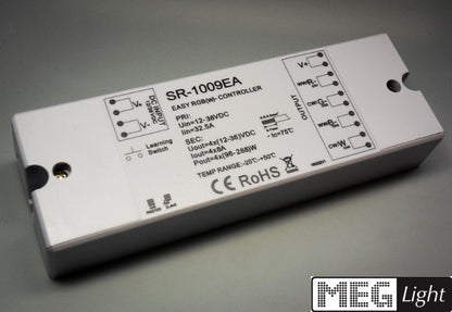 4 Kanal RGB(W) Funk LED Empfänger (SR-1009EA) für 4 Zonen RF Sender 4x 8A