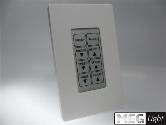 RGB Funk LED Controller Wandeinbau V6 / 21 Funktionen Touch Panel Funksteuerung