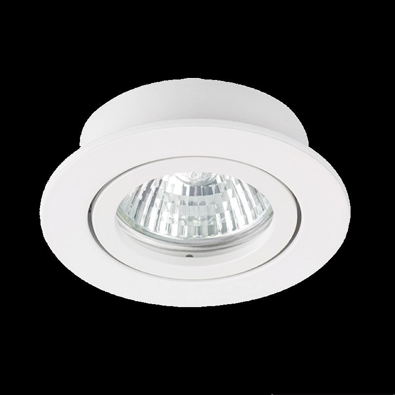 Einbaurahmen MR16/GU10 rund/schwenkbar 70mm DA, DALLA CT-DTO50-W, weiß