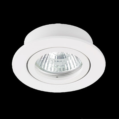 Einbaurahmen MR16/GU10 rund/schwenkbar 70mm DA, DALLA CT-DTO50-W, weiß