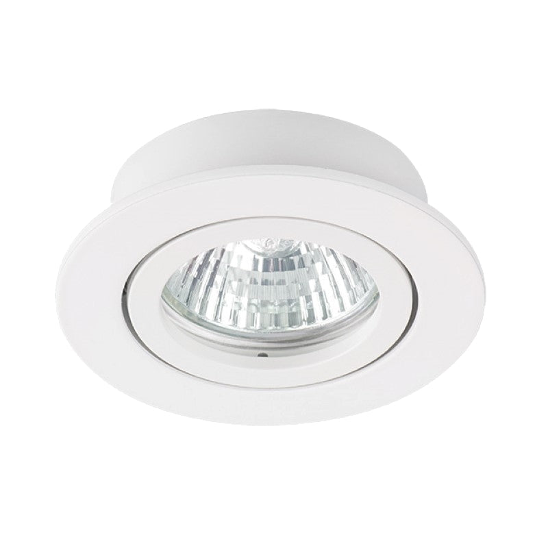Einbaurahmen MR16/GU10 rund/schwenkbar 70mm DA, DALLA CT-DTO50-W, weiß