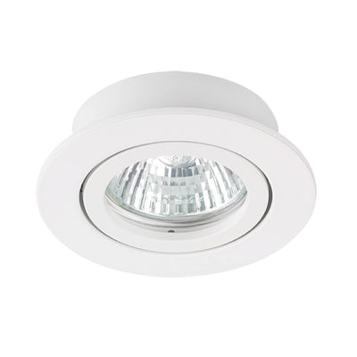 Einbaurahmen MR16/GU10 rund/schwenkbar 70mm DA, DALLA CT-DTO50-W, weiß