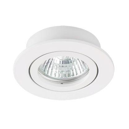 Einbaurahmen MR16/GU10 rund/schwenkbar 70mm DA, DALLA CT-DTO50-W, weiß