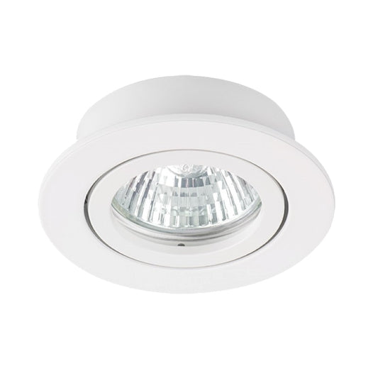 Einbaurahmen MR16/GU10 rund/schwenkbar 70mm DA, DALLA CT-DTO50-W, weiß