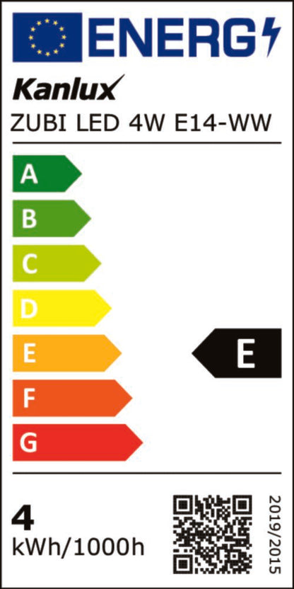 E14 Led Leuchtmittel Kanlux ZUBI 4W 520Lm mini - warm-weiß (3000K)