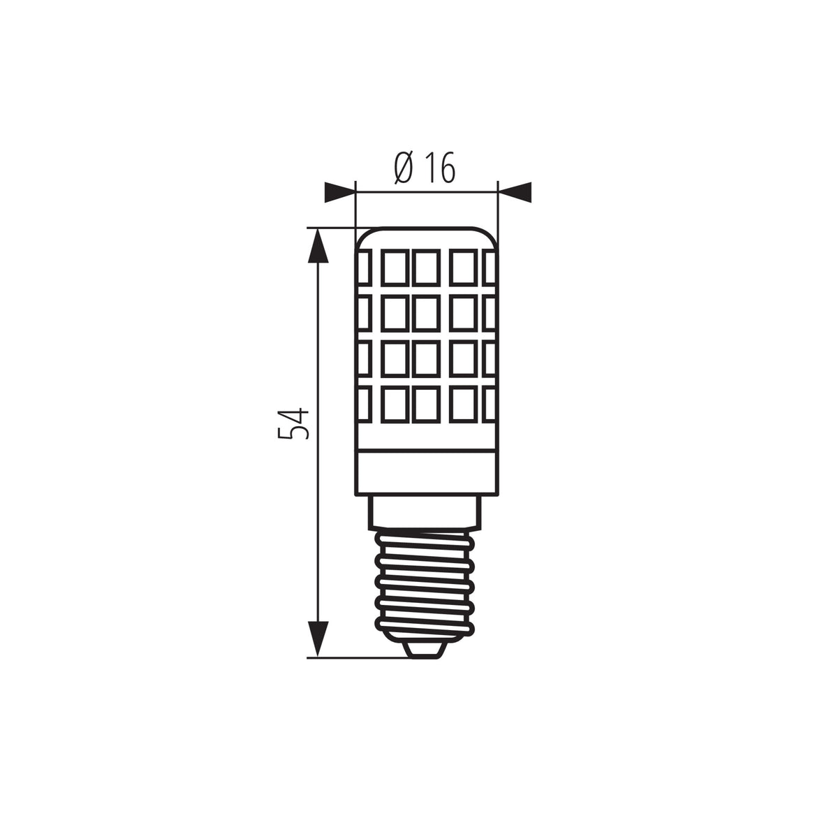 E14 Led Leuchtmittel Kanlux ZUBI 4W 520Lm mini - neutral-weiß (4000K)