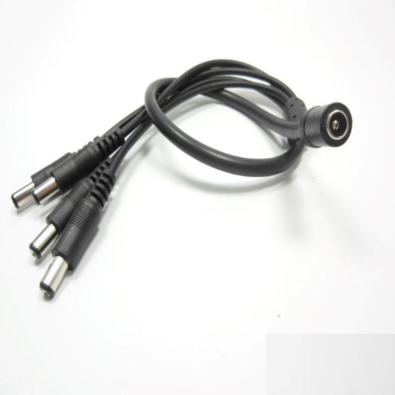 4Y Oktopus Verteiler 4x männl. auf 1x weibl. 2,1mm Stecker/Buchse