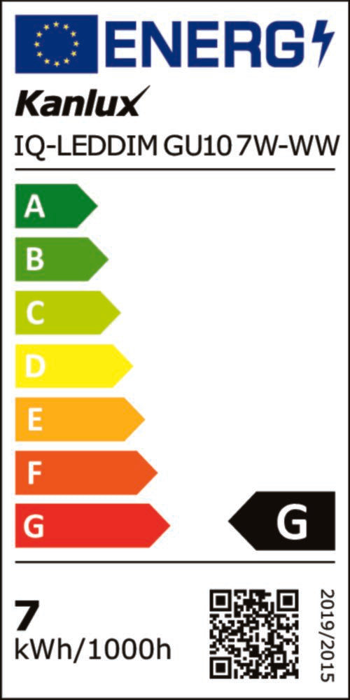 GU10 LED Strahler | Spot dimmbar 7W 490Lm 120° warm weiß (2700K)