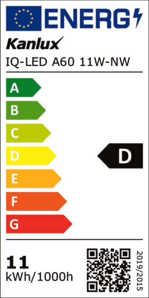 E27 IQ-LED A60 Birne | Leuchtmittel 11W 1521Lm neutral weiss (4000K)