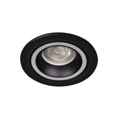 Einbaurahmen MR16 | GU10 rund 77mm DA Kanlux "FELINE DSO B/B" in schwarz