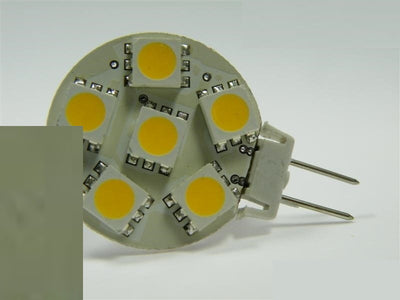G6,35/GY6,35 LED Stiftsockel 6x3Chip 119Lm 10-15V Scheibe 1,2W warm weiß 2800K