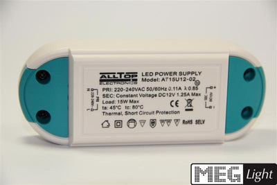LED Netzteil SMD Trafo 12V DC 15W 1,25A