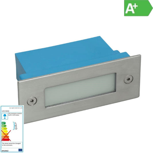 LED Akzentleuchte, Einbaustrahler, Wandleuchte, Treppenleuchte zum Einbau 230V