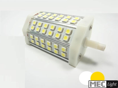 R7s LED Stab Leuchte 42x 3 Chip SMDs 118mm 10W 800Lm warm weiß
