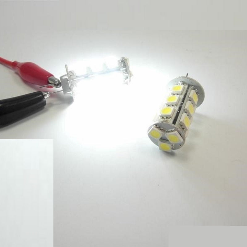 G4 LED Stiftsockel Zylinder 18x 3 Chip SMDs 288Lm 3,8W 10-15V/DC weiß