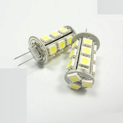 G4 LED Stiftsockel Zylinder 18x 3 Chip SMDs 288Lm 3,8W 10-15V/DC weiß