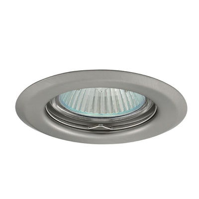 Einbaurahmen MR16/GU10 rund Kanlux "ARGUS" 60mm DA Edelstahl matt chrom