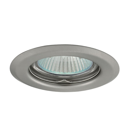 Einbaurahmen MR16/GU10 rund Kanlux "ARGUS" 60mm DA Edelstahl matt chrom