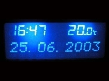 LED Display Beleuchtung MID/TID Corsa/Combo C Meriva Uhr (blau, rot, grün, weiß)