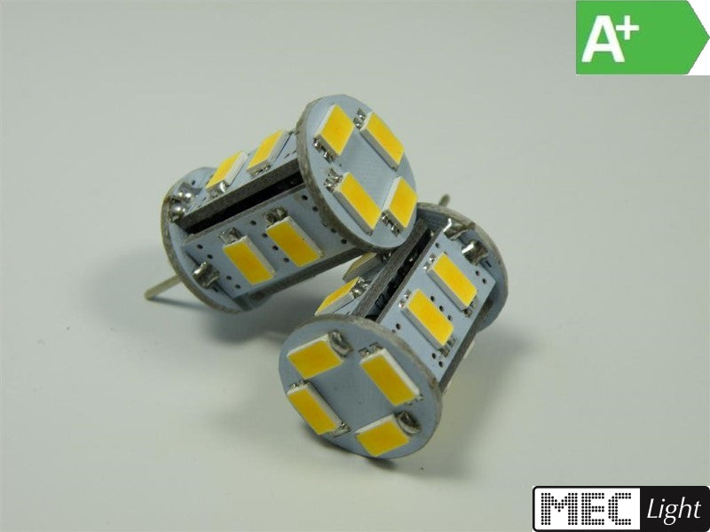 G6,35/GY6,35 LED Leuchtmittel 12xSMD5630 Zylinder 10-15V 221Lm 2,4W warm weiß
