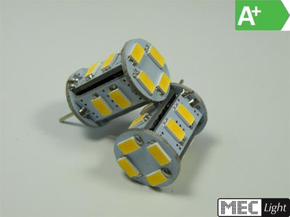 G6,35/GY6,35 LED Leuchtmittel 12xSMD5630 Zylinder 10-15V 221Lm 2,4W warm weiß
