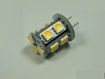 G6,35/GY6,35 LED Stiftsockel Zylinder 13x SMDs 10-15V 180Lm warm weiß 2900K