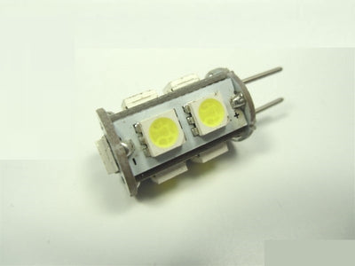 G6,35/GY6,35 LED Stiftsockel Zylinder 9xSMDs 12V 150Lm kalt weiß 6000K