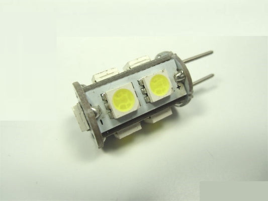 G6,35/GY6,35 LED Stiftsockel Zylinder 9xSMDs 12V 150Lm kalt weiß 6000K