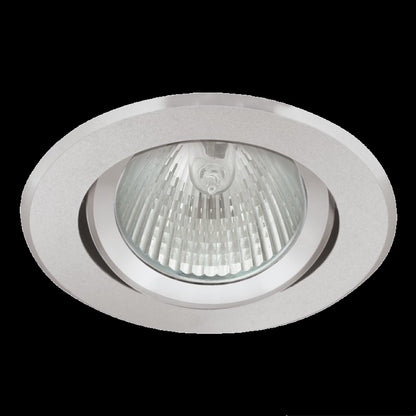 Einbaurahmen MR16/GU10 rund/schwenkbar Kanlux "RADAN" 68mm=DA Edelstahl matt