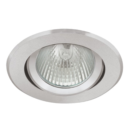 Einbaurahmen MR16/GU10 rund/schwenkbar Kanlux "RADAN" 68mm=DA Edelstahl matt